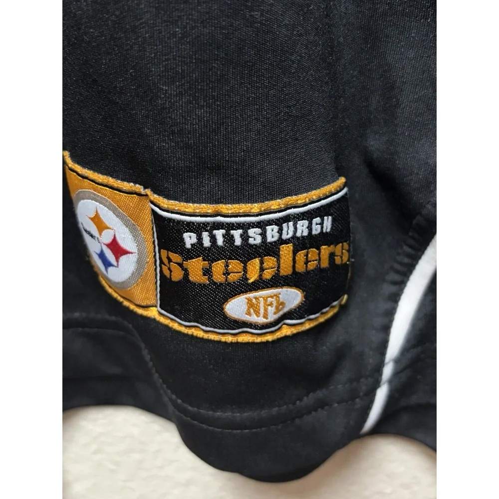 NFL Pittsburgh Steelers Black Long Sleeve Shirt with Embroidered Logos